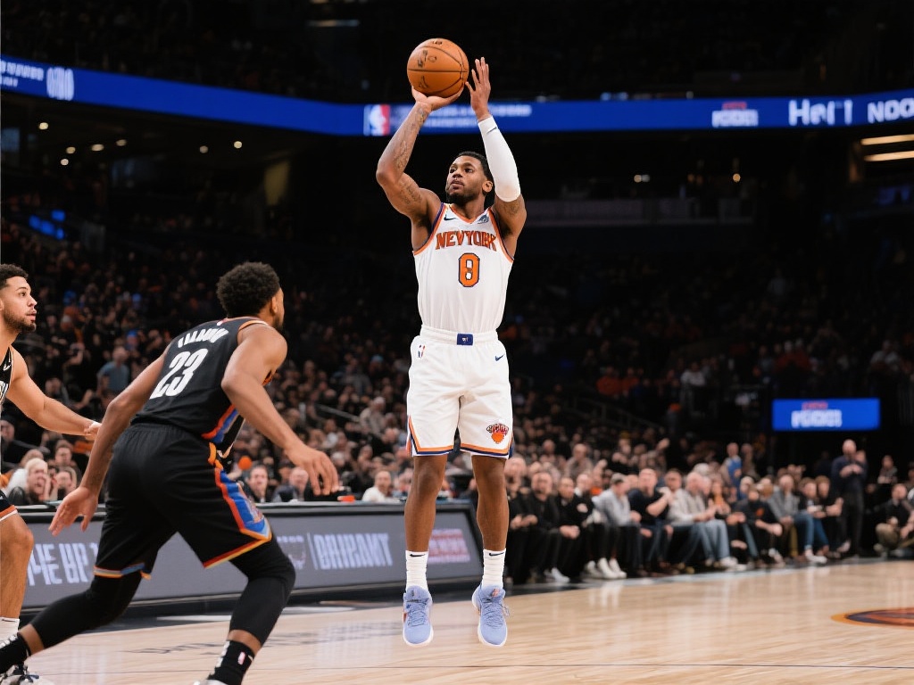 摩尔干拔三分缩小差距，弗格立刻高难度三分强势回击