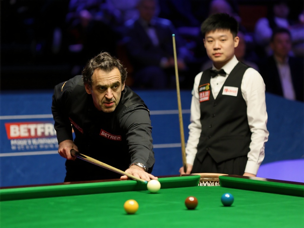 斯诺克世锦赛八强战：奥沙利文对阵斯佳辉首局对决