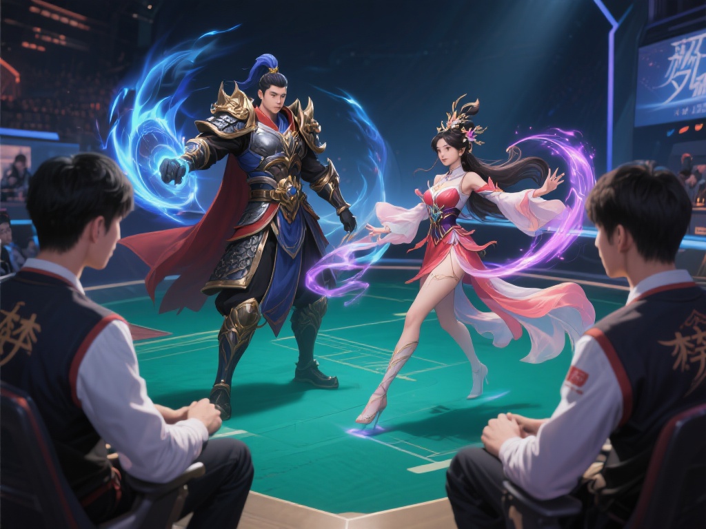 上路梓墨吕布绝境反杀梦岚虞姬,双方激烈一换一 比赛伊始,双方都在进行谨慎的试探。梓墨的