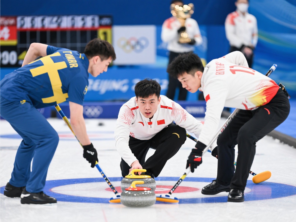 中国男子冰壶队力克卫冕冠军瑞典开门红